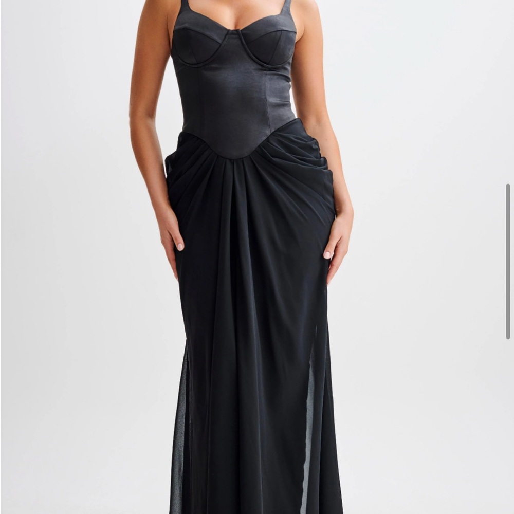 NWT Meshki Satin Corset Dress